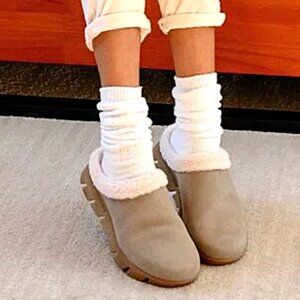 MIA Aric Suede Clogs - Shearling Lined **New in Original Box